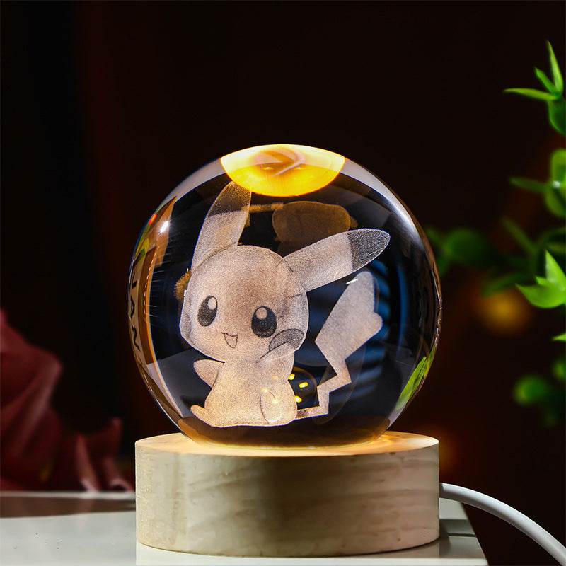 3D Glowing Crystal Ball